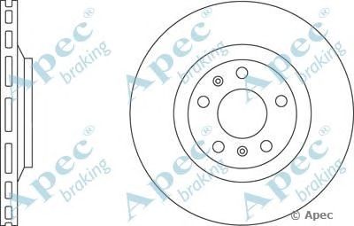 APEC BRAKING dsk2733 -  Тормозной диск